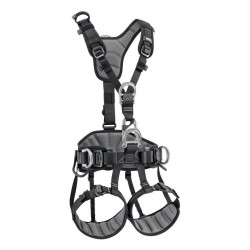 Arnes Avao -  negro- amarillo Versión europea Petzl