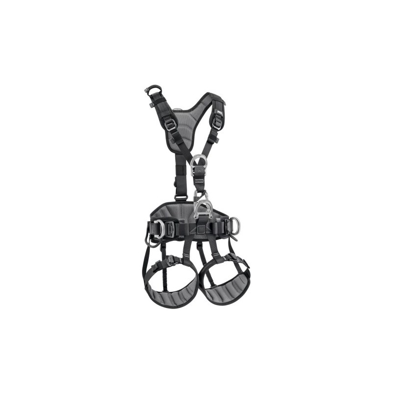 Arnes Avao -  negro- amarillo Versión europea Petzl